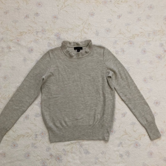 JCrew Ruffle Sweater - Picture 2 of 5